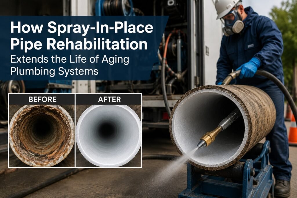How Spray-In-Place Pipe Rehabilitation Extends Pipe Life